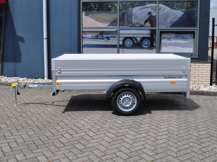 Humbaur Multifunctionele bakwagen met afneembare deksel - HA 752513 KV - 750kg - 251x131 cm  - ongeremd