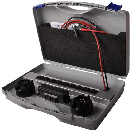 Jaeger Testkoffer 7/13 polig - universeel - Jaeger aansluiting - 12 volt
