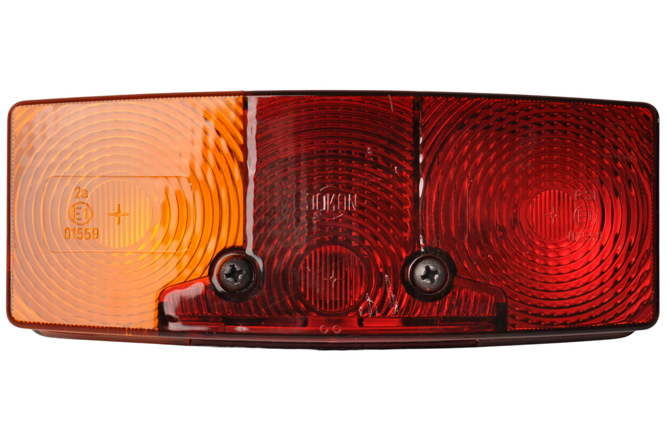 Jokon 3 kamer achterlicht Links met kentekenverlichting 158x64x51 mm