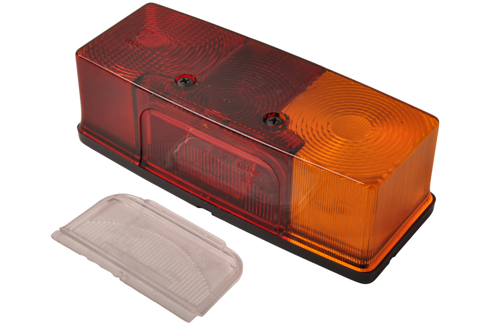 Jokon 3 kamer achterlicht rechts met kentekenverlichting 158x64x51 mm