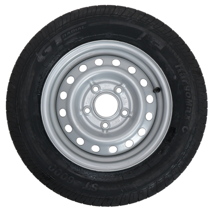 Kargotrail Compleet aanhanger wiel - 155R13C - steekmaat: 5x112 - draagvermogen: 615 kg - naafdiameter: 67 mm