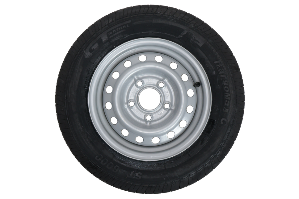Kargotrail Compleet aanhanger wiel - 155R13C - steekmaat: 5x112 - draagvermogen: 615 kg - naafdiameter: 67 mm