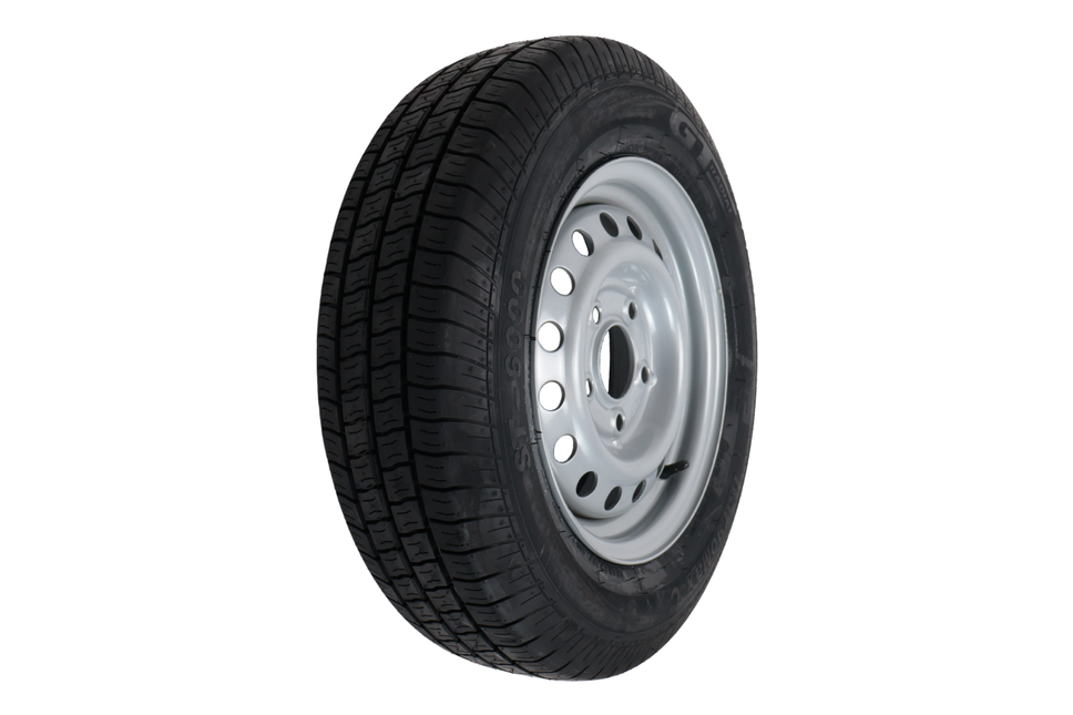 Kargotrail Compleet aanhanger wiel - 155R13C - steekmaat: 5x112 - draagvermogen: 615 kg - naafdiameter: 67 mm