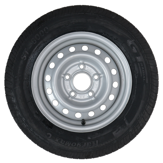 Kargotrail Compleet aanhanger wiel - 155R13C - steekmaat: 5x112 - draagvermogen: 615 kg - naafdiameter: 67 mm