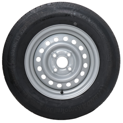 Kargotrail Compleet aanhanger wiel - 185/70R13 - steekmaat: 4x100 - draagvermogen: 600 kg - naafdiameter:  57 mm