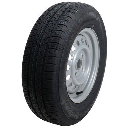 Kargotrail Compleet aanhanger wiel - 185/70R13 - steekmaat: 4x100 - draagvermogen: 600 kg - naafdiameter:  57 mm