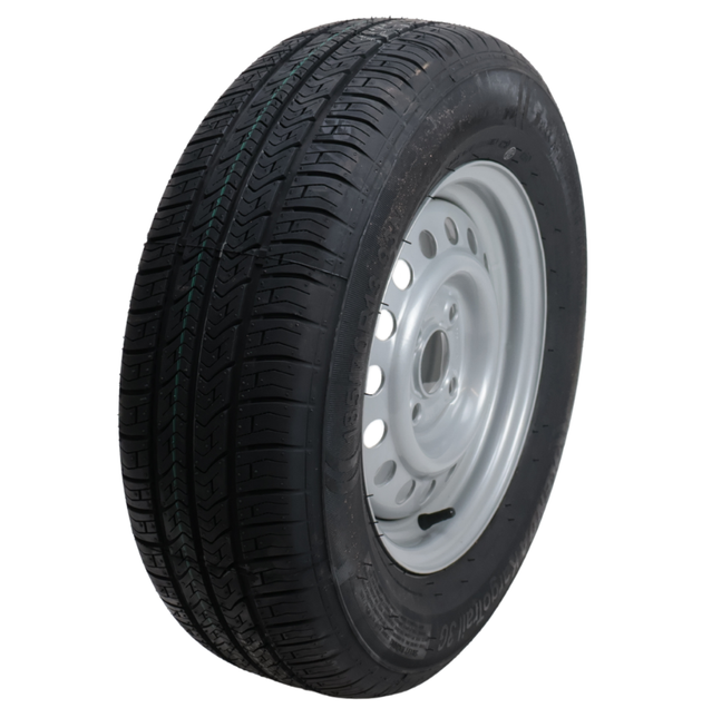 Kargotrail Compleet aanhanger wiel - 185/70R13 - steekmaat: 4x100 - draagvermogen: 600 kg - naafdiameter:  57 mm