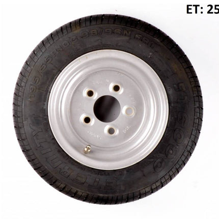Kargotrail Compleet aanhanger wiel - 195/55R10C - steekmaat: 5x112 - draagvermogen: 750 kg - naafdiameter: 67 mm - 10 PR - ET+25