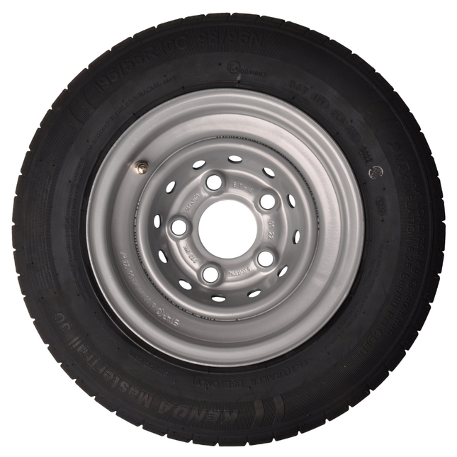 Kargotrail Compleet aanhanger wiel - 195/55R10C - steekmaat: 5x112 - draagvermogen: 750 kg - naafdiameter: 67 mm - 10PR - ET-4