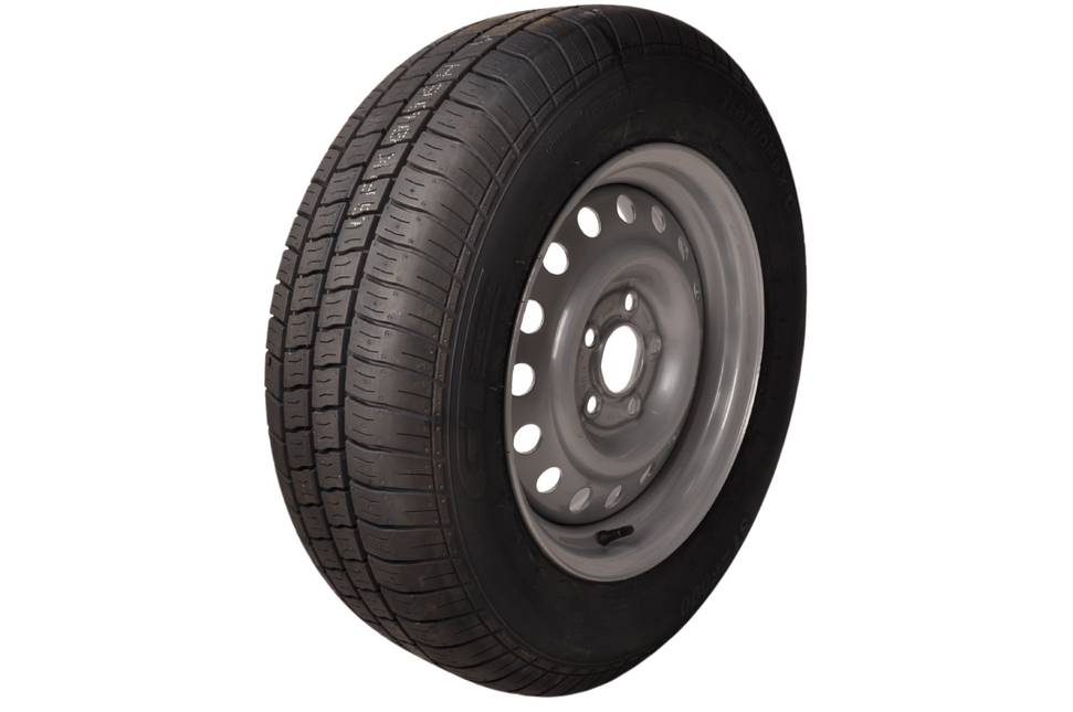 Kargotrail Compleet aanhanger wiel - 195/70 R15 - steekmaat: 5x112 - draagvermogen: 900 kg - naafdiameter: 67 mm