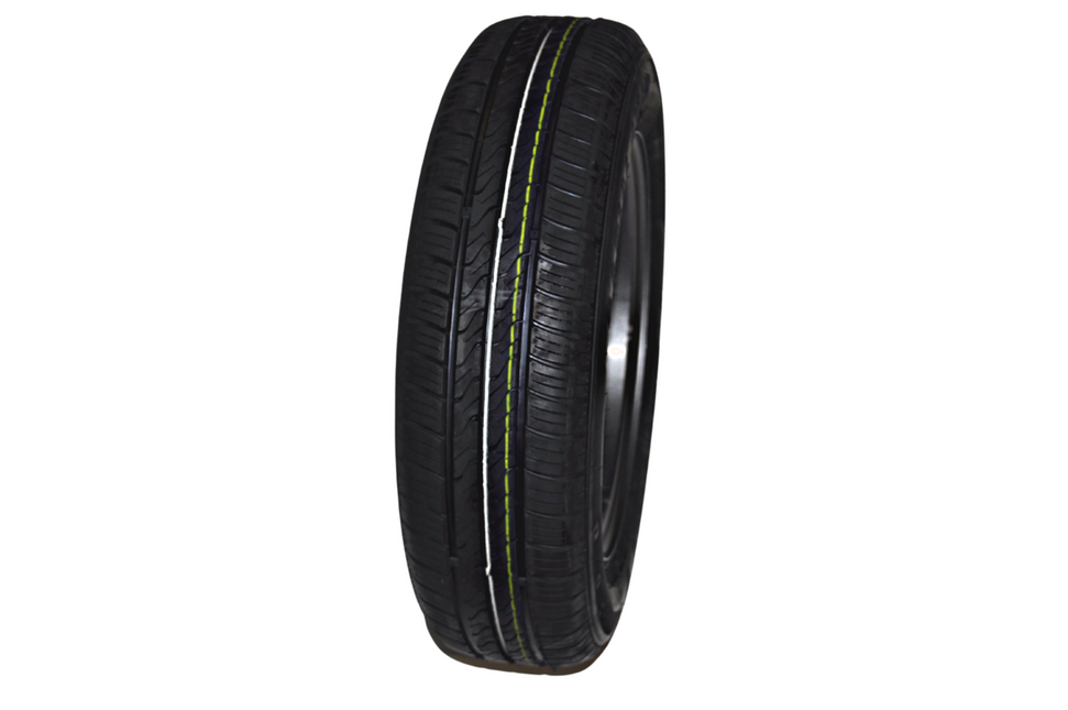 Kargotrail Compleet wiel 155/70R13 band + velg - opel steek 4x100 - draagvermogen 375 kg - 57 mm naafdiameter