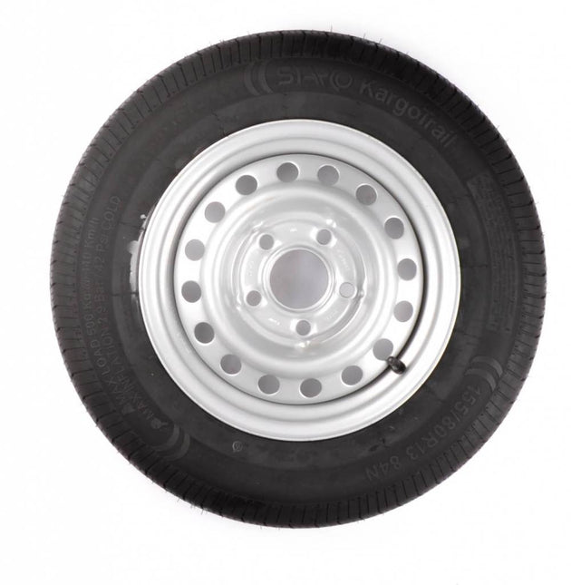 Kargotrail Compleet wiel 165/70R13 band + velg - mercedes steek 5x112 - draagvermogen 437 kg - 67 mm naafdiameter