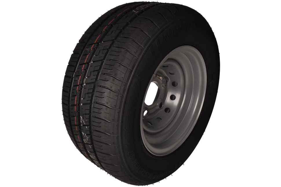 Kargotrail Compleet  wiel - 195/55R10C band + velg - ET-4 - mercedes steek: 5x112 - draagvermogen 750 kg - 10PR - naafdiameter 67 mm