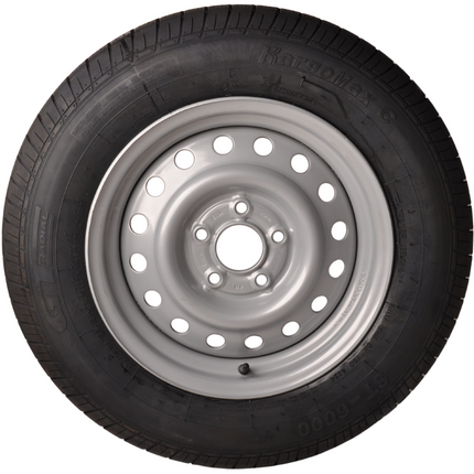 Kargotrail Compleet wiel 195/70 R15 band + velg - steekmaat 5x112 - 900kg draagvermogen - naafdiameter 67 mm