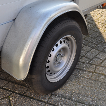 Kargotrail Compleet wiel 195/70R14C band +  velg - mercedes steek 5x112 - 900kg draagvermogen - naafdiameter 67 mm