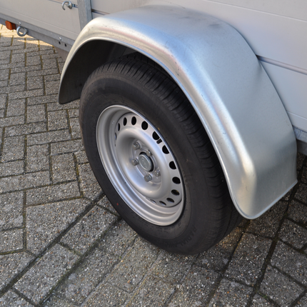 Kargotrail Compleet wiel 195/70R14C band +  velg - mercedes steek 5x112 - 900kg draagvermogen - naafdiameter 67 mm