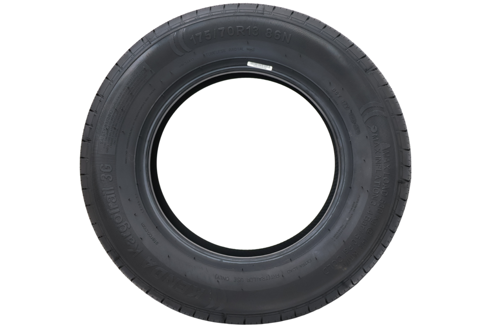 Kargotrail Tubeless band aanhanger - 175/70R13 - draagvermogen: 530 kg - 86N