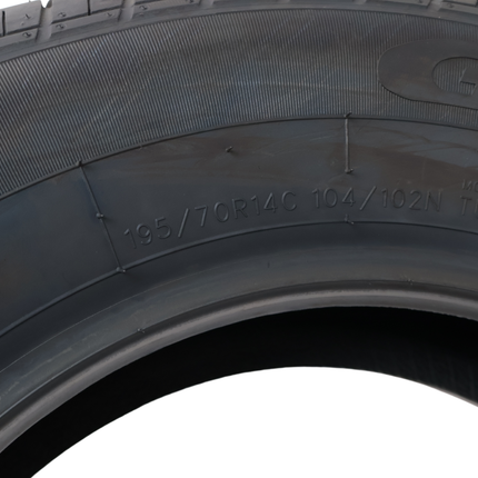 Kargotrail Tubeless band aanhanger - 195/70R14C - draagvermogen: 900 kg - 8PR