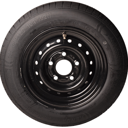 Kenda Compleet 12 inch wiel - 185/60R12C band + velg - mercedes steek: 5x112 - 900 kg - 67 mm naafdiameter