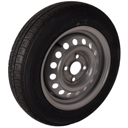 Kenda Compleet aanhanger wiel - 135/80R13 - steekmaat: 4x100 - draagvermogen: 335 kg - naafdiameter: 57 mm