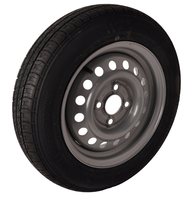 Kenda Compleet aanhanger wiel - 135/80R13 - steekmaat: 4x100 - draagvermogen: 335 kg - naafdiameter: 57 mm