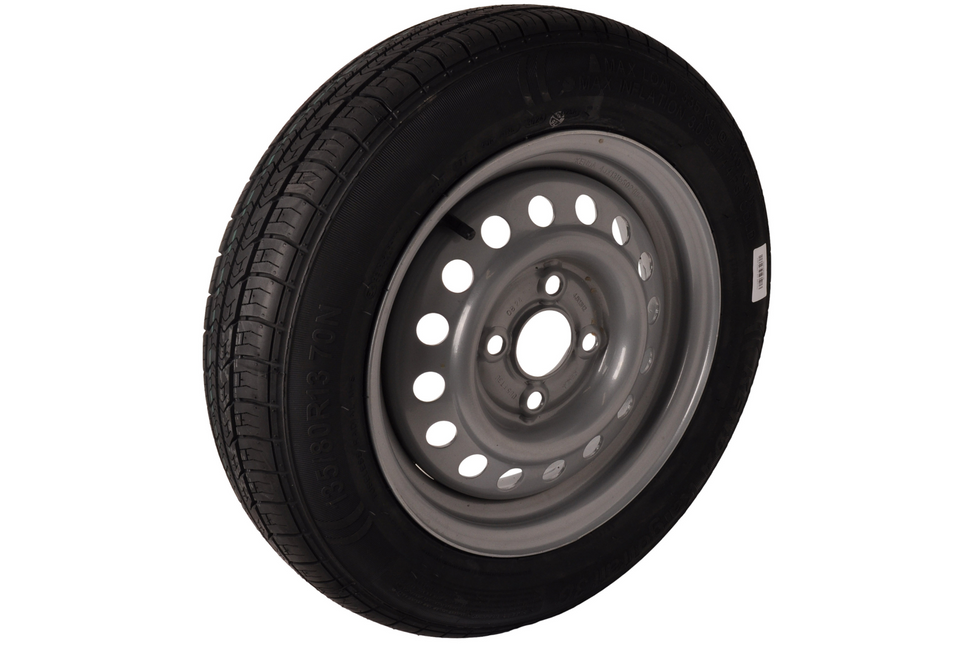 Kenda Compleet aanhanger wiel - 135R13 - steekmaat: 4x100 - draagvermogen: 335 kg - naafdiameter: 57 mm