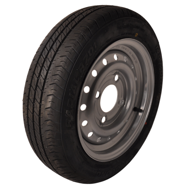 Kenda Compleet aanhanger wiel - 145/70R13 - steekmaat: 4x130 - draagvermogen: 375 kg - naafdiameter: 85 mm