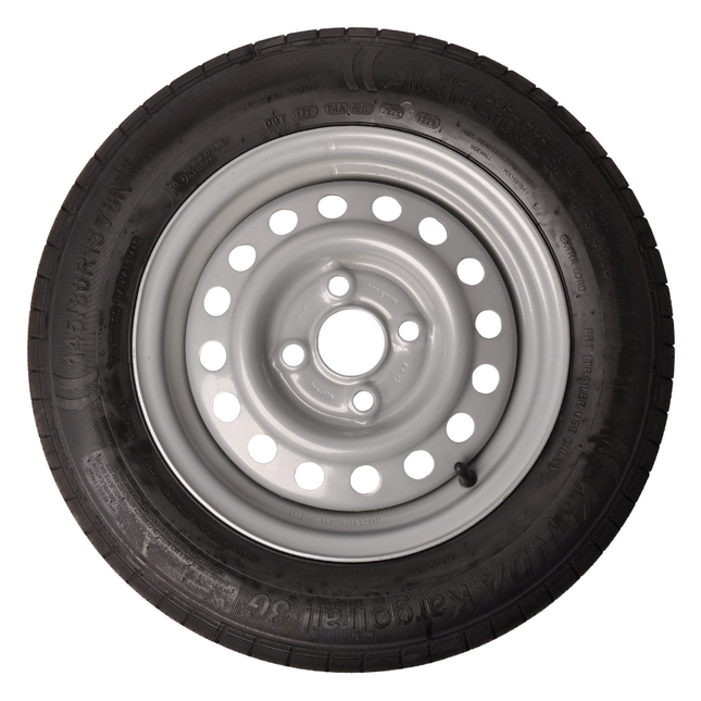 Kenda Compleet aanhanger wiel - 145/80R13 - steekmaat: 4x100 - draagvermogen: 425 kg - naafdiameter: 57 mm