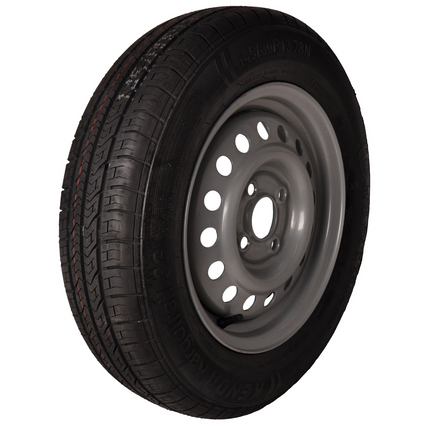 Kenda Compleet aanhanger wiel - 145R13 - steekmaat: 4x100 - draagvermogen: 425 kg - naafdiameter: 57 mm