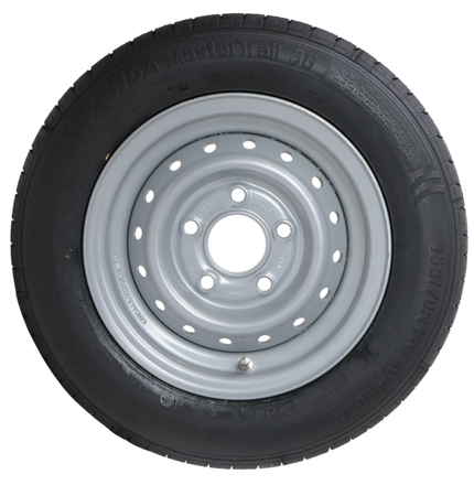 Kenda Compleet aanhanger wiel - 155/70R12C - steekmaat: 5x112 - draagvermogen: 900 kg - naafdiameter:  67 mm