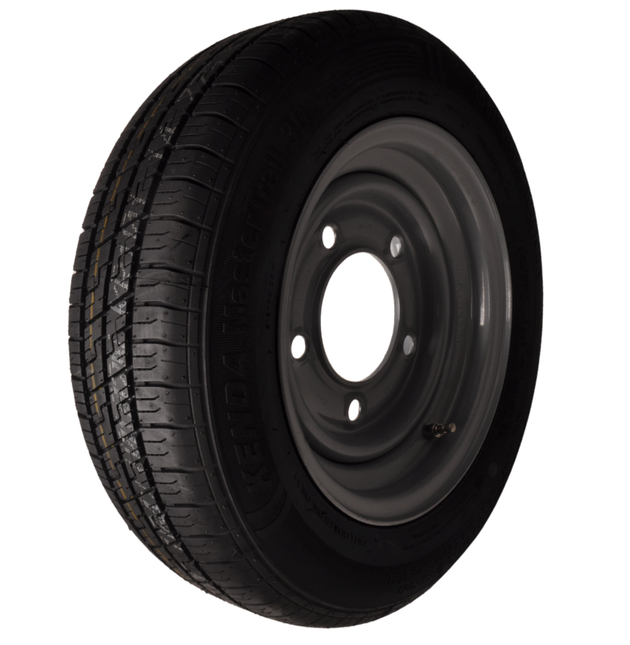 Kenda Compleet aanhanger wiel - 155/70R12C - steekmaat: 5x165,1 - draagvermogen: 900 kg - naafdiameter: 114,6 mm