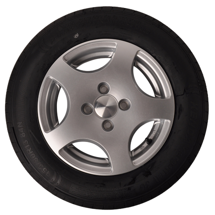 Kenda Compleet aanhanger wiel - 155/80R13 - lichtmetalen velg - steekmaat: 4x100 - draagvermogen: 500 kg - naafdiameter: 57 mm