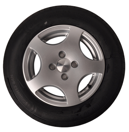 Kenda Compleet aanhanger wiel - 155/80R13 - lichtmetalen velg - steekmaat: 4x100 - draagvermogen: 500 kg - naafdiameter: 57 mm