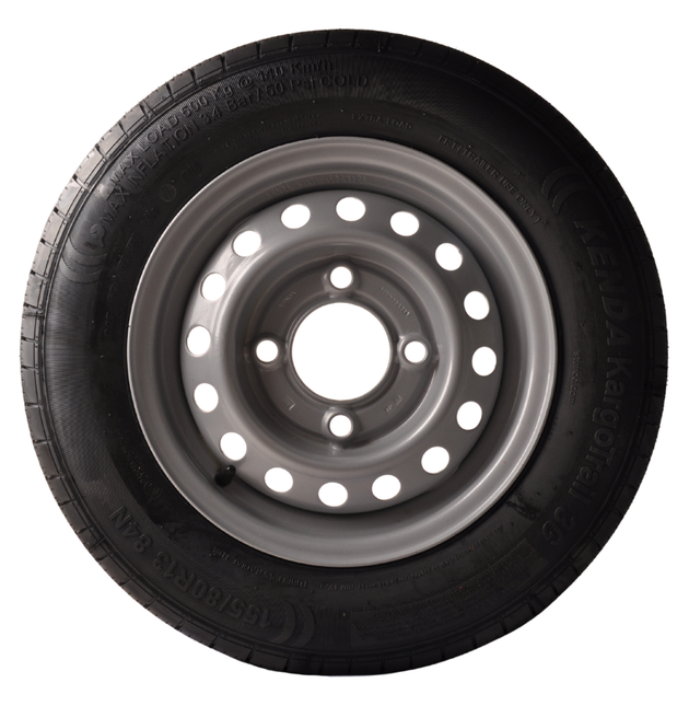 Kenda Compleet aanhanger wiel - 155/80R13 - steekmaat: 4x130 - draagvermogen: 500 kg - naafdiameter: 85 mm
