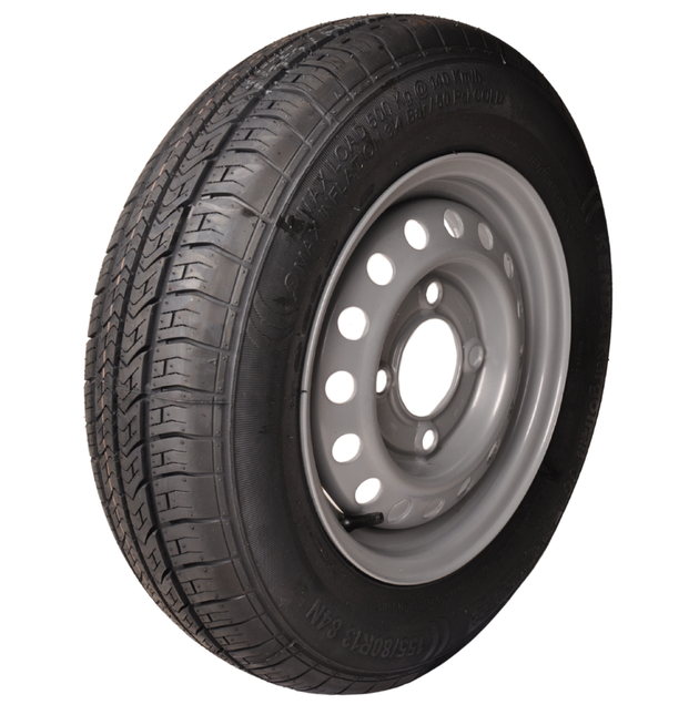 Kenda Compleet aanhanger wiel - 155/80R13 - steekmaat: 4x130 - draagvermogen: 500 kg - naafdiameter: 85 mm