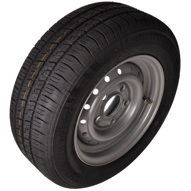 Kenda Compleet aanhanger wiel - 185/60R12C - steekmaat: 5x112 - draagvermogen: 900 kg - naafdiameter:  67 mm