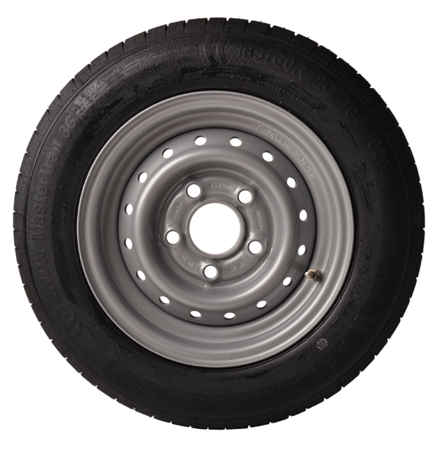 Kenda Compleet aanhanger wiel - 185/60R12C - steekmaat: 5x112 - draagvermogen: 900 kg - naafdiameter:  67 mm