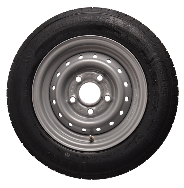 Kenda Compleet aanhanger wiel - 185/60R12C - steekmaat: 5x112 - draagvermogen: 900 kg - naafdiameter:  67 mm
