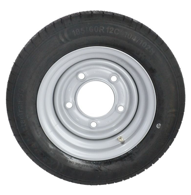 Kenda Compleet aanhanger wiel - 185/60R12C - steekmaat: 5x165,1 - draagvermogen: 900 kg - naafdiameter: 114,6 mm