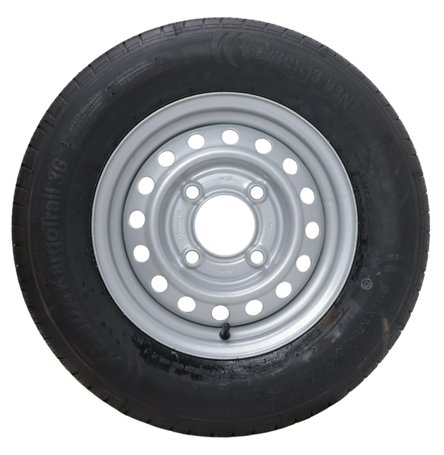 Kenda Compleet aanhanger wiel - 185/70R13 - steekmaat: 4x130 - draagvermogen: 530  kg - naafdiameter: 85 mm