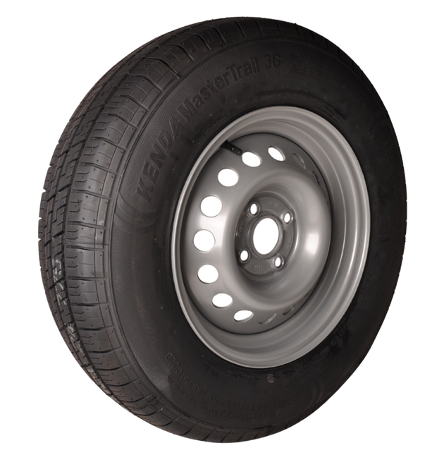 Kenda Compleet aanhanger wiel - 185/80R14C - steekmaat: 4x100 - draagvermogen: 750 kg - naafdiameter 57 mm
