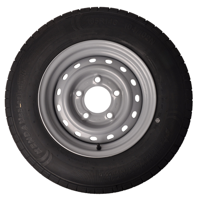 Kenda Compleet aanhanger wiel - 185/80R14C - steekmaat: 5x140 - draagvermogen: 900kg - naafdiameter: 94 mm