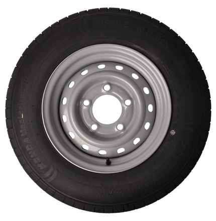 Kenda Compleet aanhanger wiel - 185/80R14C - steekmaat: 5x140 - draagvermogen: 900kg - naafdiameter: 94 mm