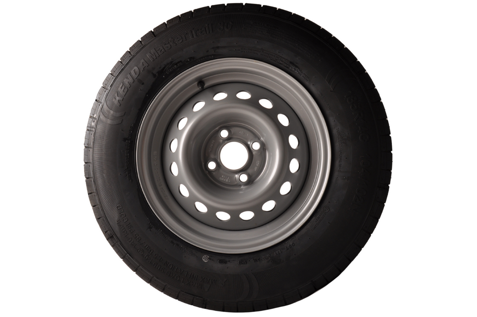 Kenda Compleet aanhanger wiel - 185R14C - steekmaat: 4x100 - draagvermogen: 750 kg - naafdiameter 57 mm