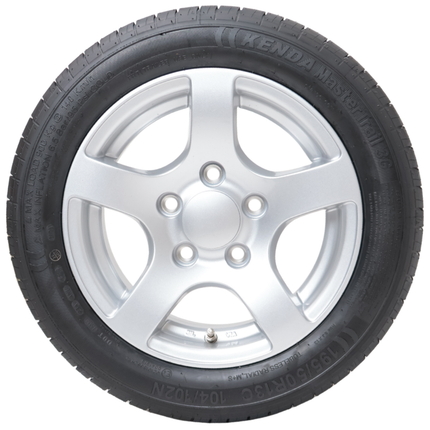 Kenda Compleet aanhanger wiel - 195/50R13 - lichtmetalen velg - steekmaat: 5x112 - draagvermogen: 900 kg - naafdiameter: 67 mm
