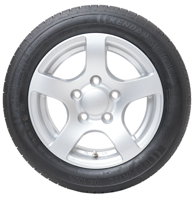 Kenda Compleet aanhanger wiel - 195/50R13 - lichtmetalen velg - steekmaat: 5x112 - draagvermogen: 900 kg - naafdiameter: 67 mm