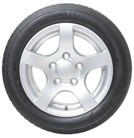 Kenda Compleet aanhanger wiel - 195/50R13 - lichtmetalen velg - steekmaat: 5x112 - draagvermogen: 900 kg - naafdiameter: 67 mm