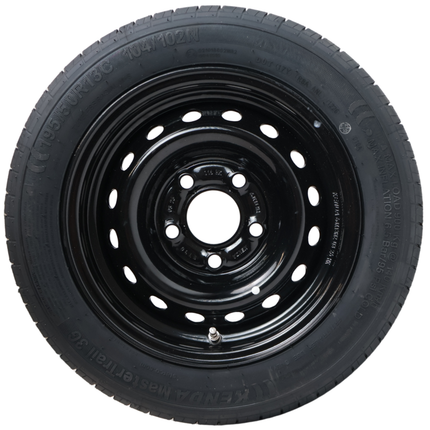 Kenda Compleet aanhanger wiel - 195/50R13C - zwarte velg - steekmaat: 5x112 - draagvermogen: 900 kg - naafdiameter: 67 mm