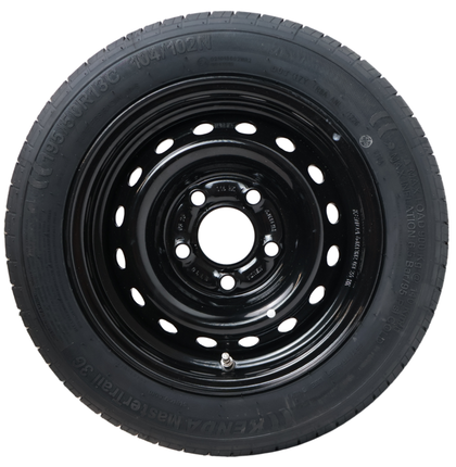 Kenda Compleet aanhanger wiel - 195/50R13C - zwarte velg - steekmaat: 5x112 - draagvermogen: 900 kg - naafdiameter: 67 mm