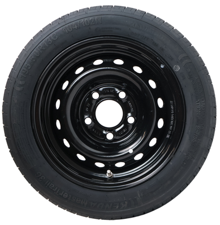 Kenda Compleet aanhanger wiel - 195/50R13C - zwarte velg - steekmaat: 5x112 - draagvermogen: 900 kg - naafdiameter: 67 mm